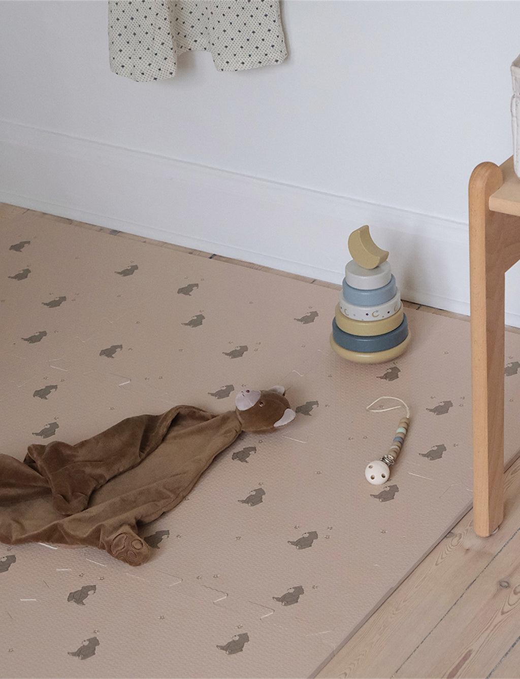 Alva Foam Play Mat Square - Bees and bears