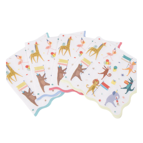 Animal Parade Large Napkins