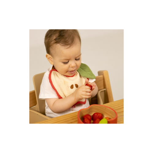 Pepa The Apple Babero