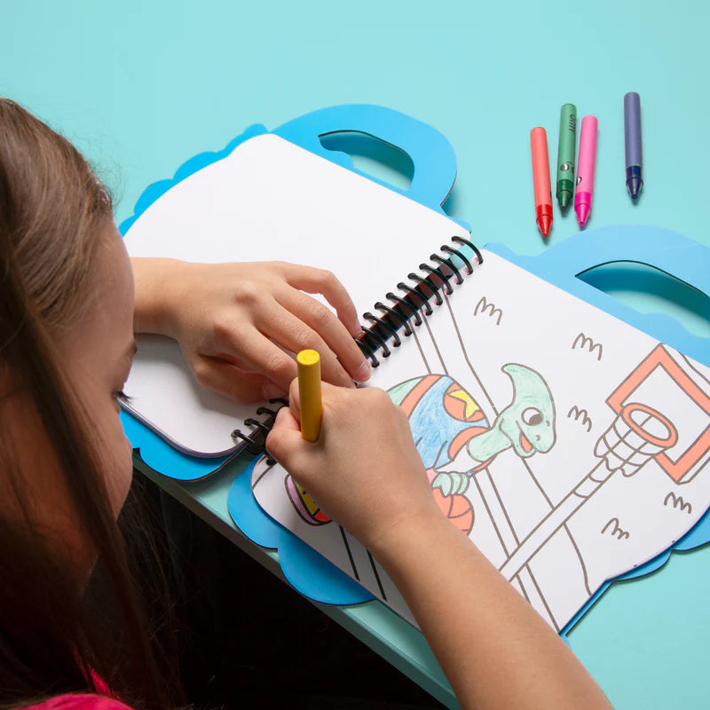 Libro para colorear con stickers