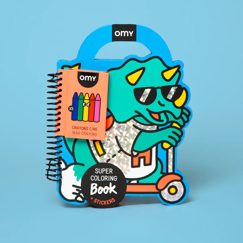 Libro para colorear con stickers