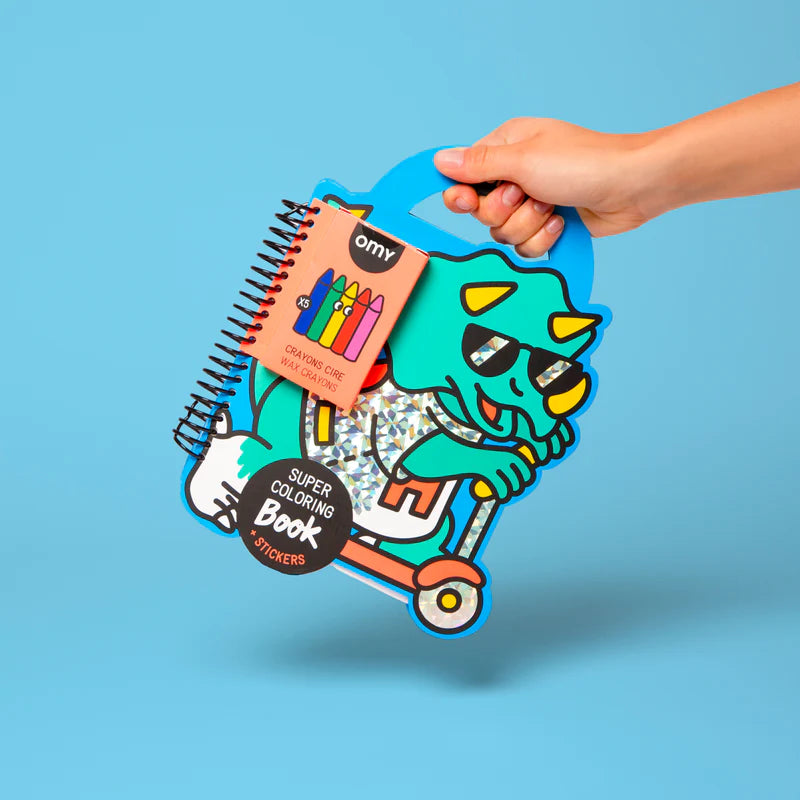Libro para colorear con stickers