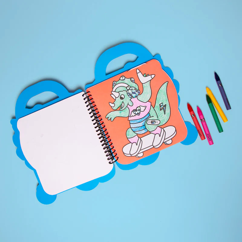 Libro para colorear con stickers