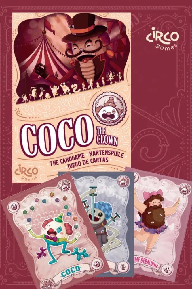 COCO The Clown – Juego de cartas
