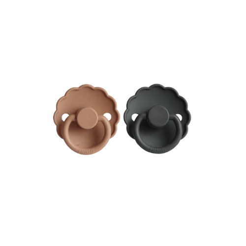 FRIGG Daisy Natural Rubber Pacifier 2-Pack