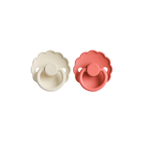 FRIGG Daisy Natural Rubber Pacifier 2-Pack