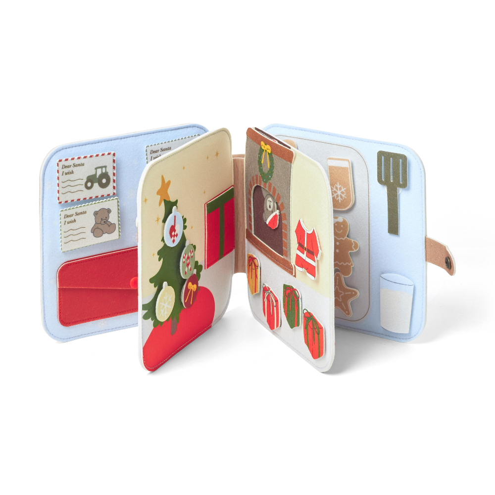 Emory Felt Activity Book - Christmas bear