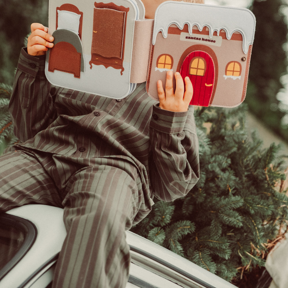Emory Felt Activity Book - Christmas bear