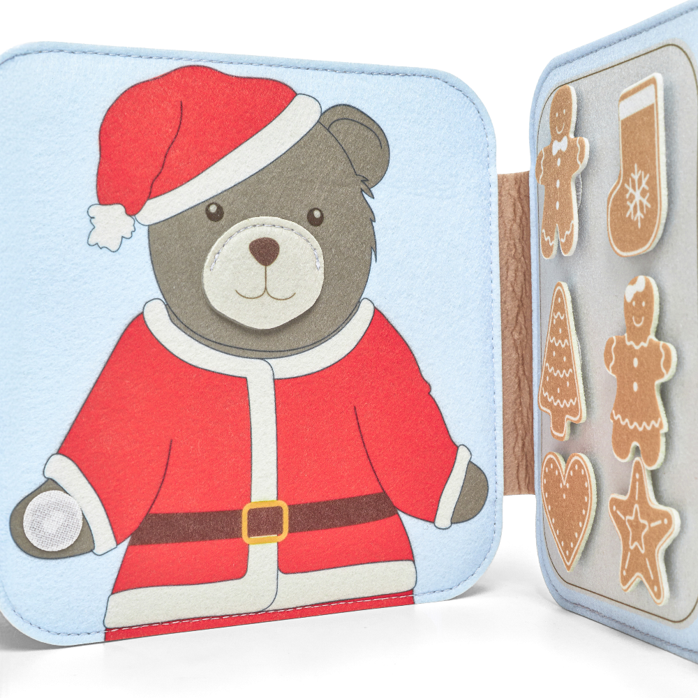Emory Felt Activity Book - Christmas bear