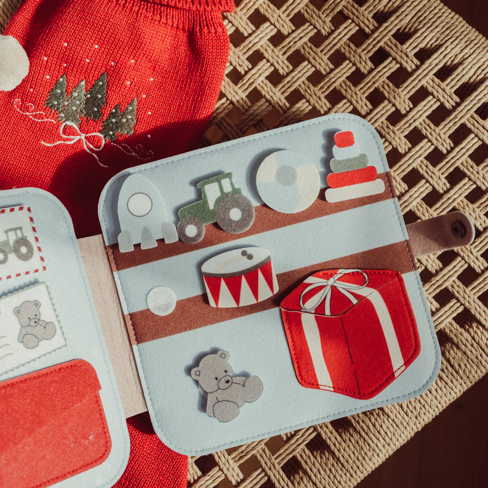 Emory Felt Activity Book - Christmas bear