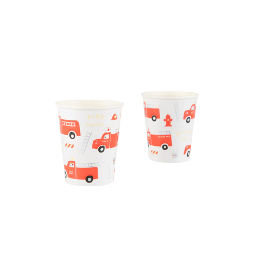 Fire Truck Cups