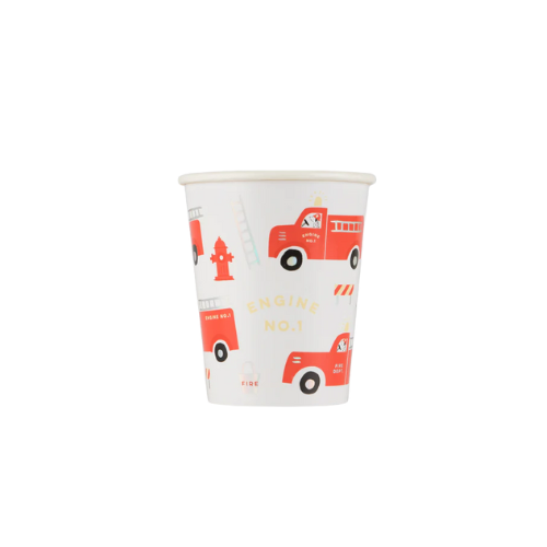Fire Truck Cups
