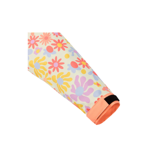 Poncho Impermeable Retro Flowers
