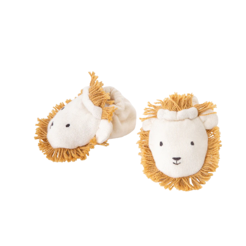 Lion Baby Booties
