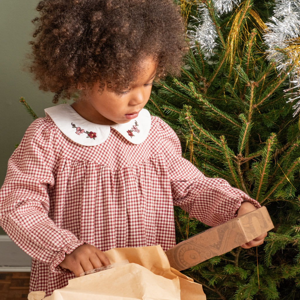 Marmonia Dress - Maple Check