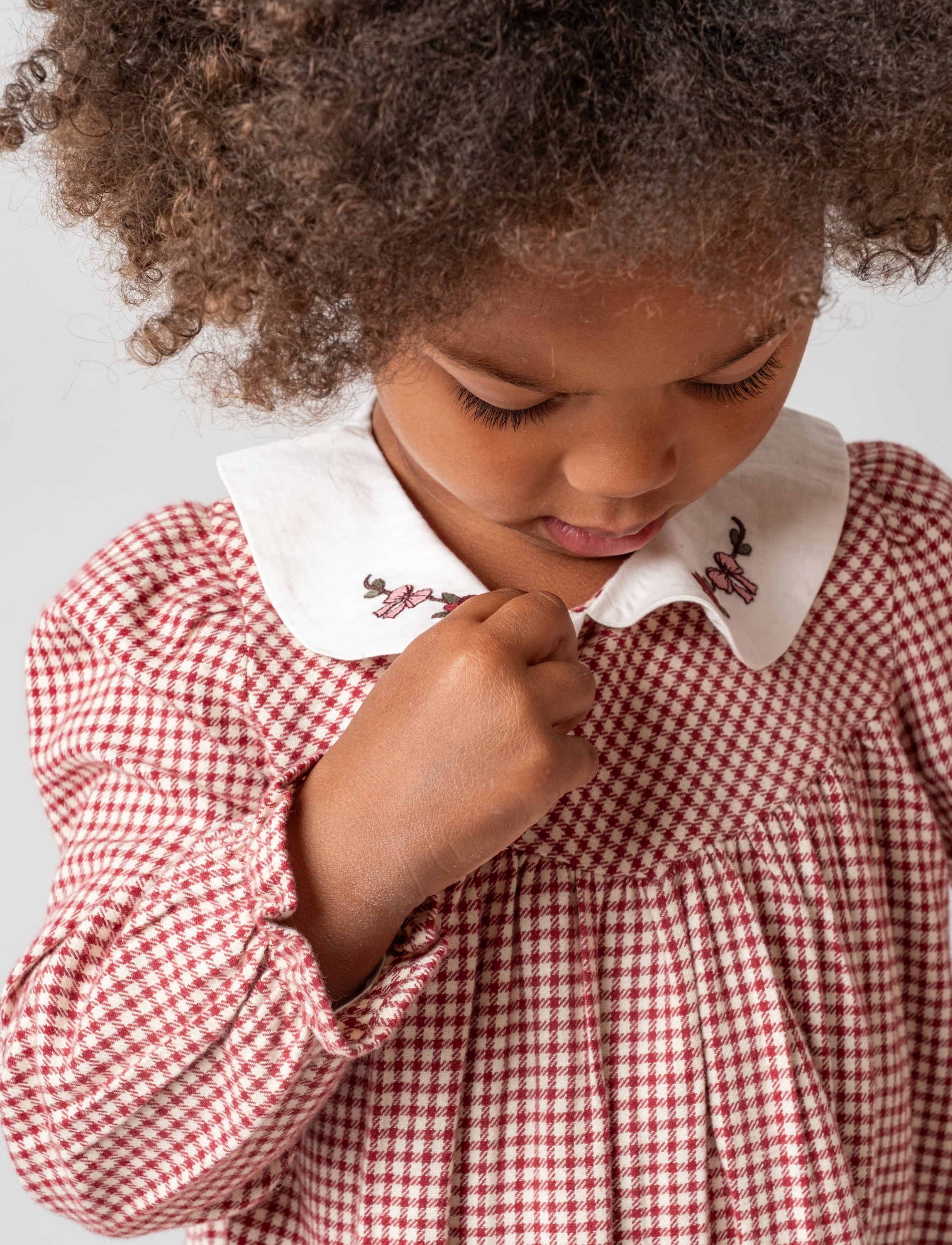 Marmonia Dress - Maple Check
