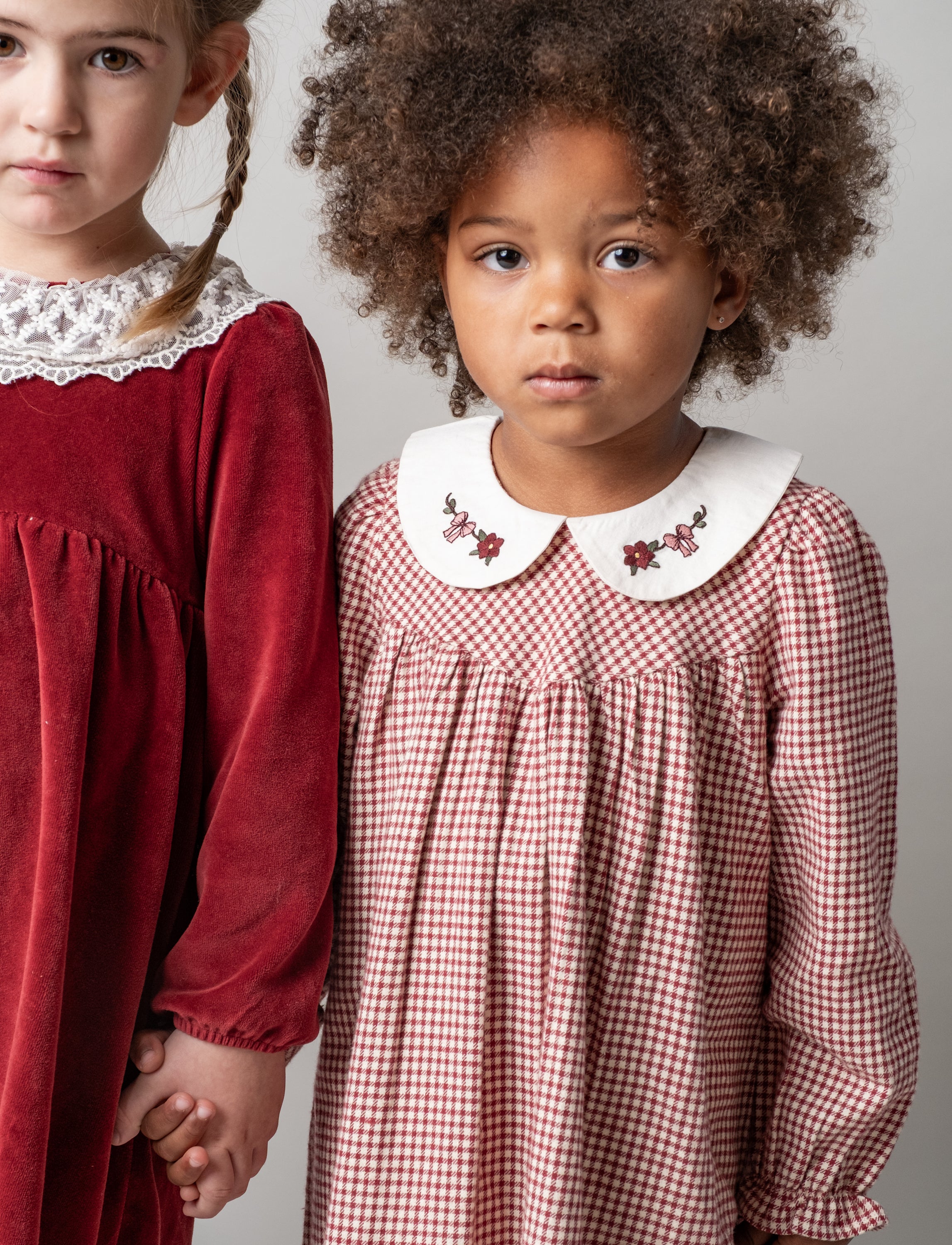 Marmonia Dress - Maple Check