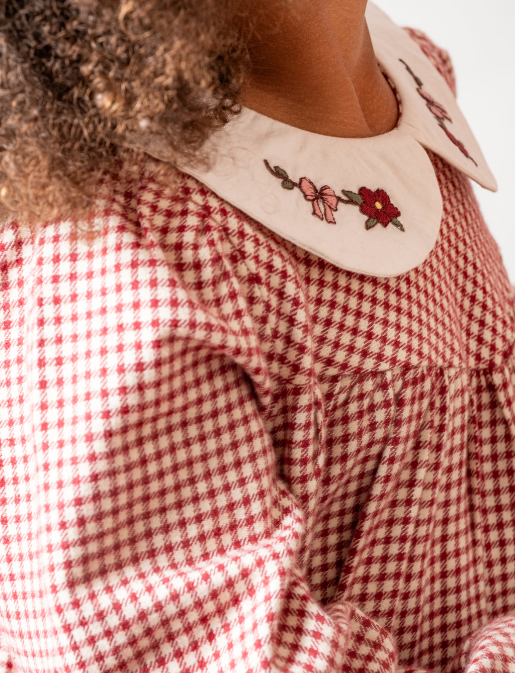 Marmonia Dress - Maple Check