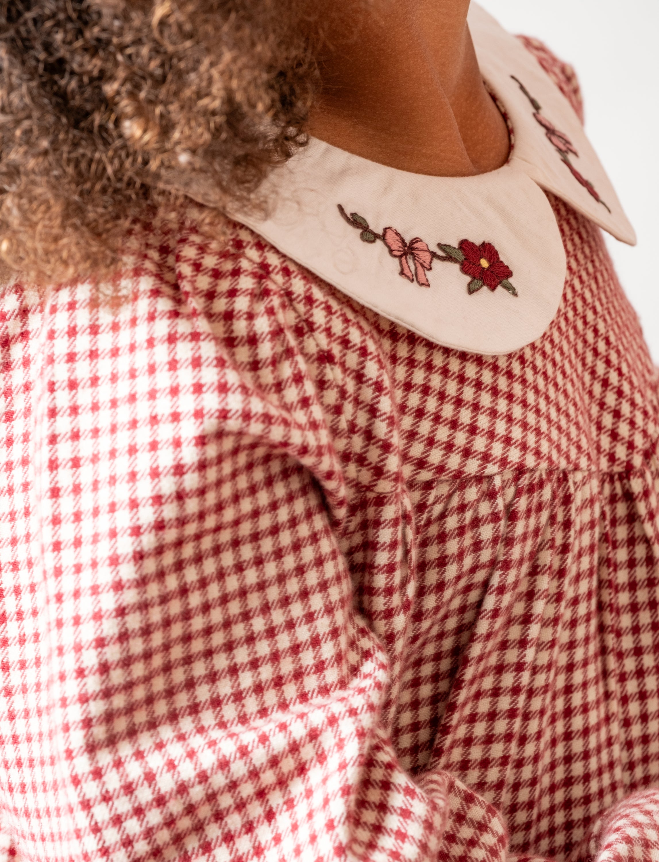 Marmonia Dress - Maple Check