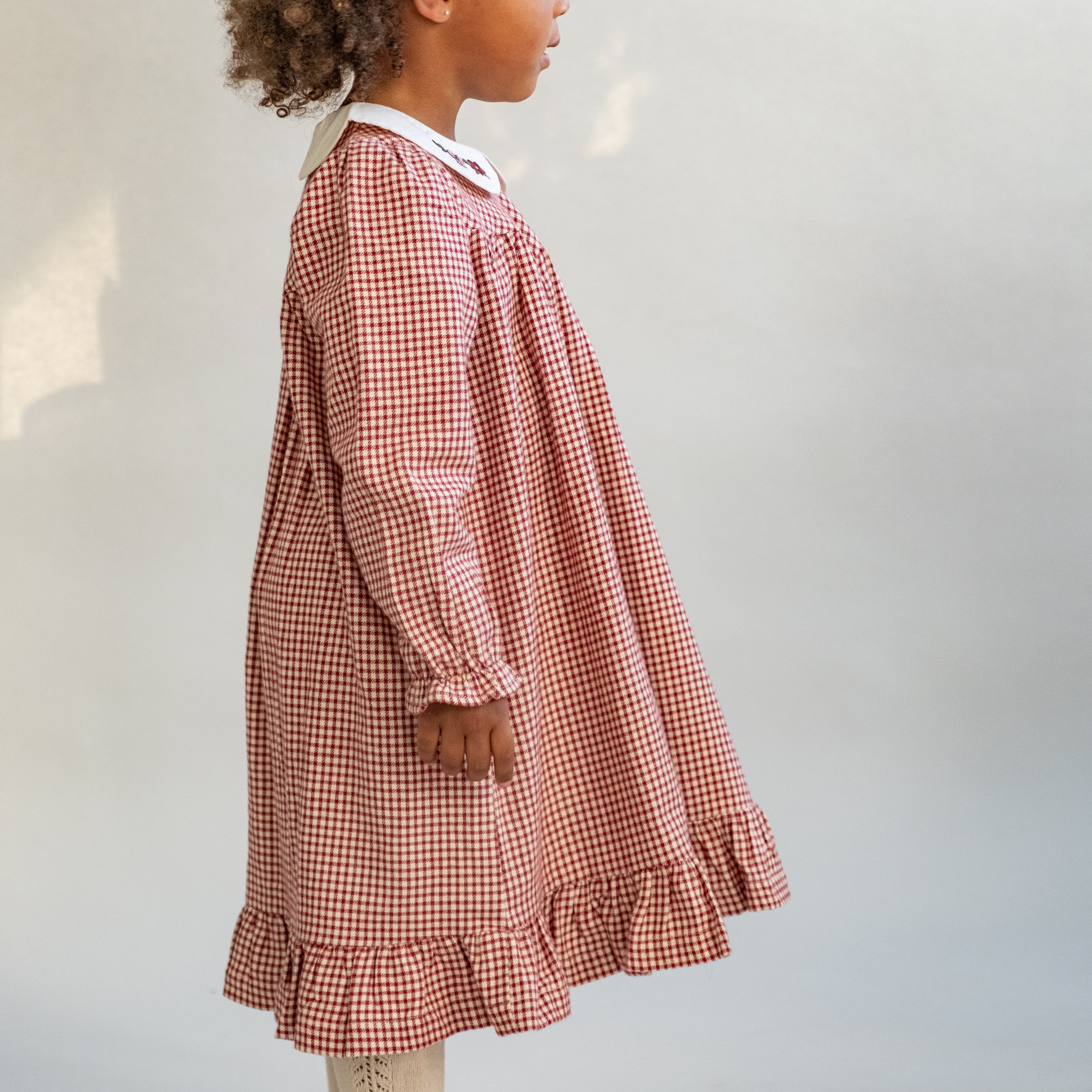 Marmonia Dress - Maple Check