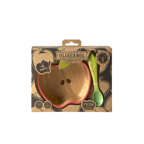 Pepa The Apple Set Bol & Cuchara