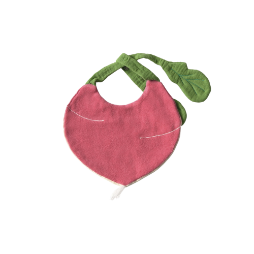 Ramona The Radish Babero