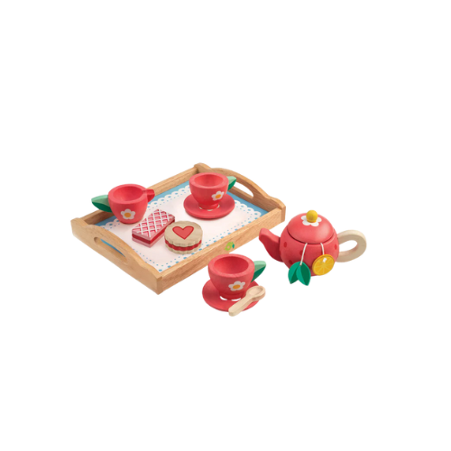 Juego de té dulce flor