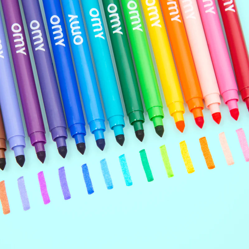 16-ULTRA WASHABLE MARKERS