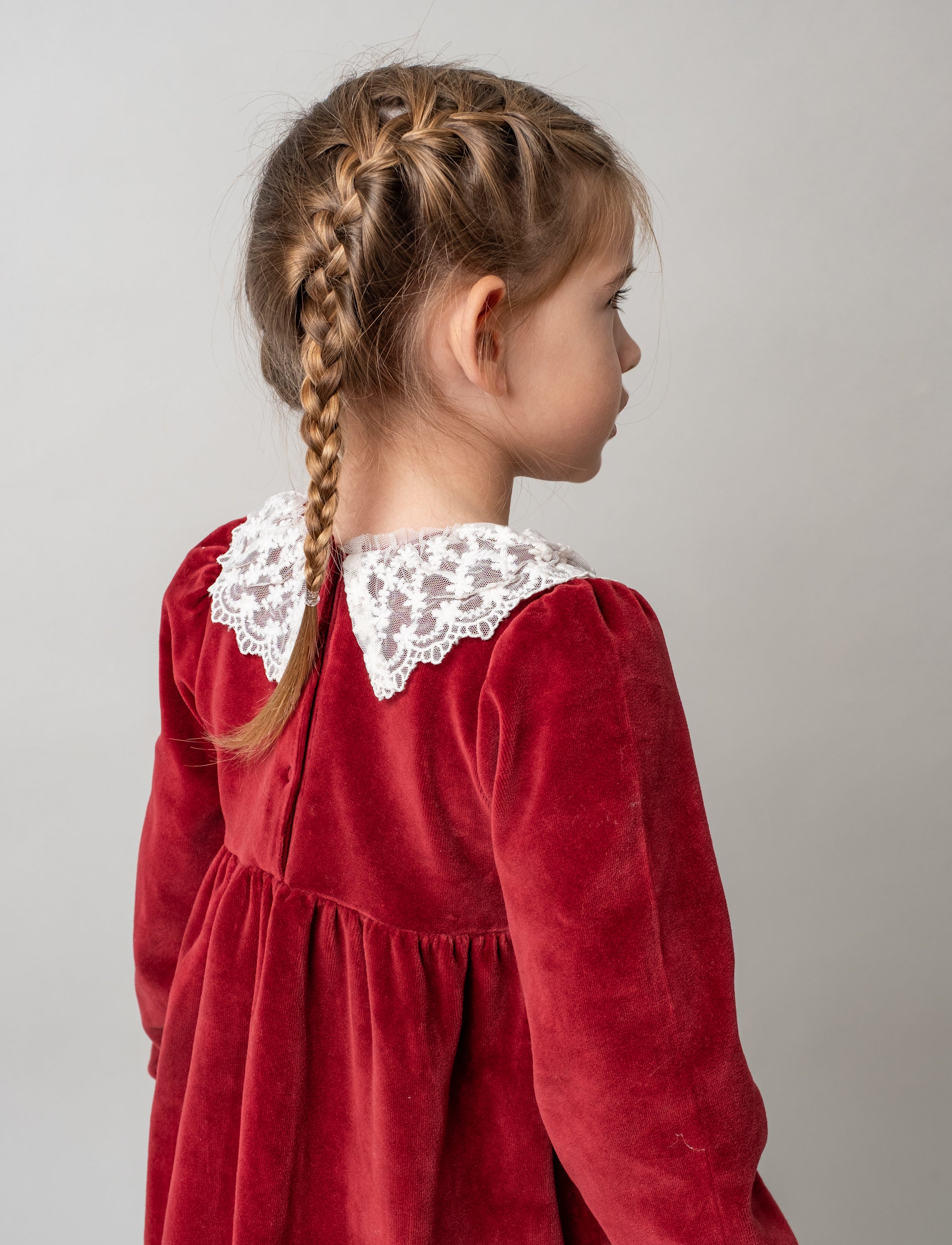Walentina Dress - Rust wine
