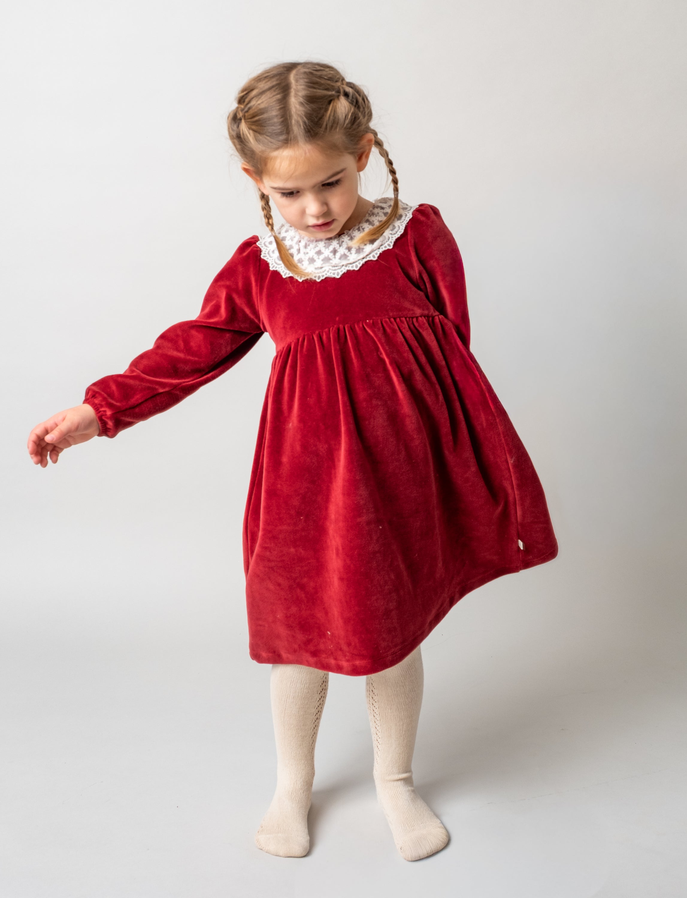 Walentina Dress - Rust wine