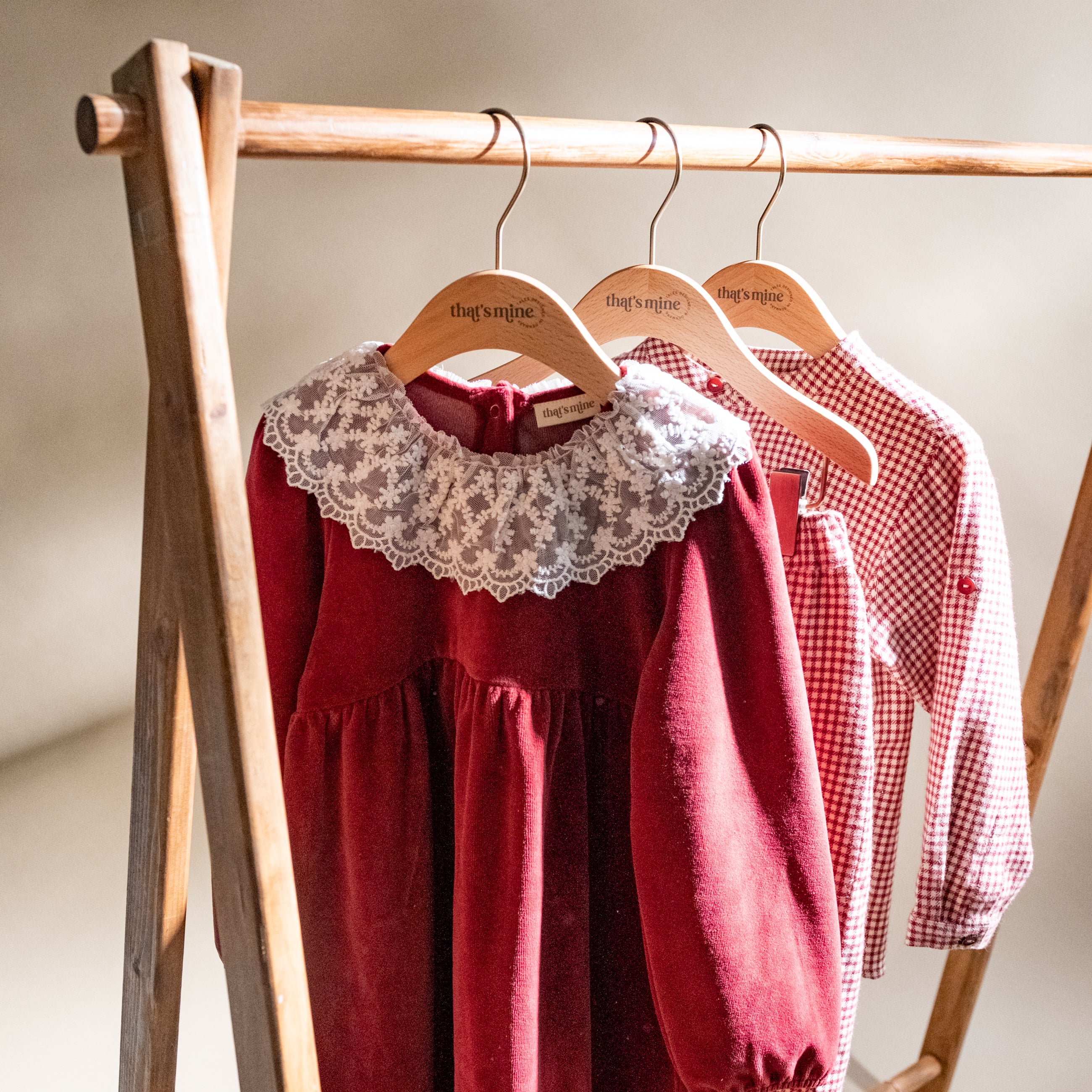 Walentina Dress - Rust wine