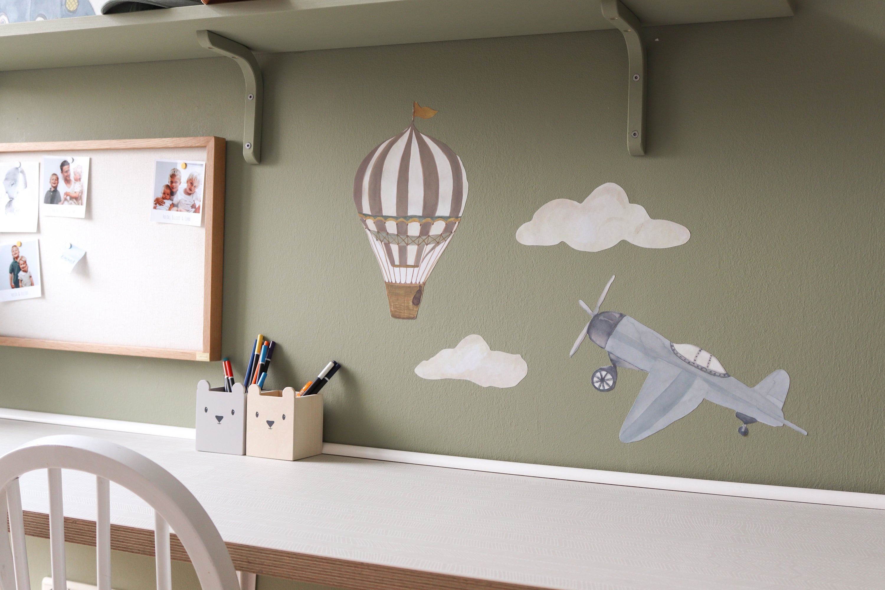 Wallsticker Clouds 5-Pack - Multi