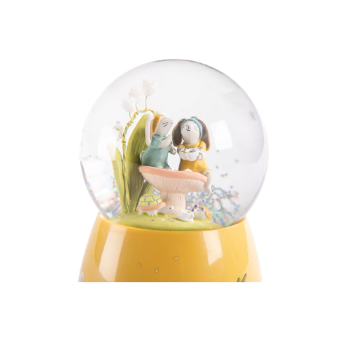 Bola de nieve musical Trois petits lapins