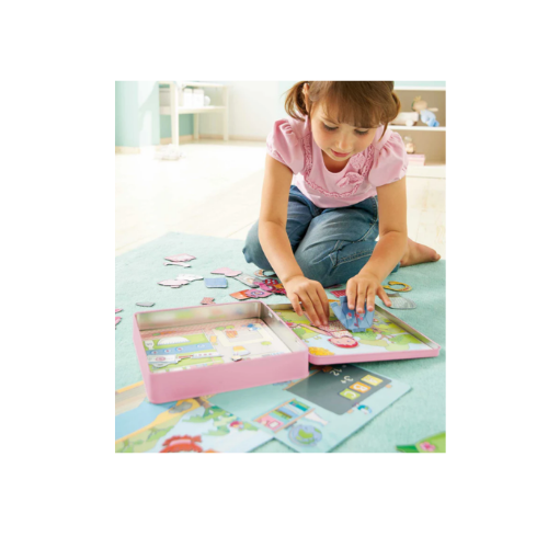 Juego magnético para vestir muñeca