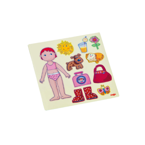 Juego magnético para vestir muñeca