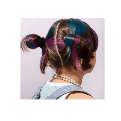 Tiza para cabello multicolor