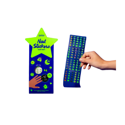Stickers para uñas que brillan en la oscuridad