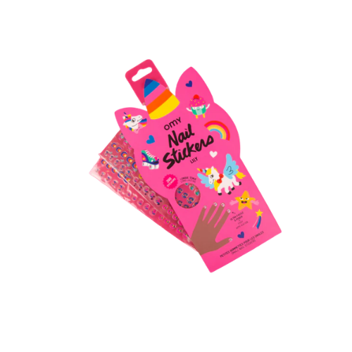 Stickers para uñas de unicornio