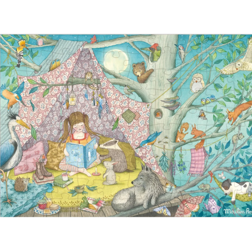 Puzzle La cabaña secreta (100 piezas)