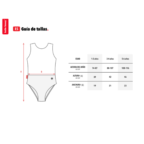 Traje de baño niña