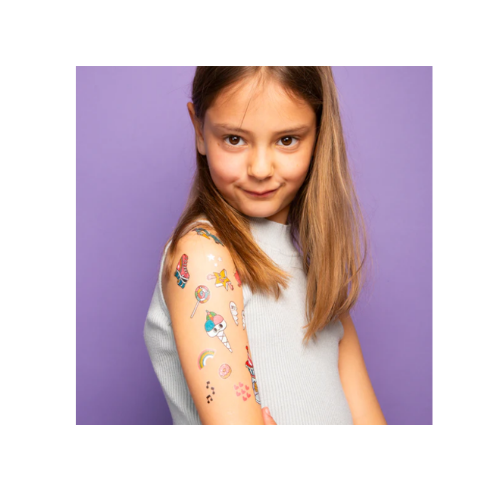Tatuajes temporales unicornio